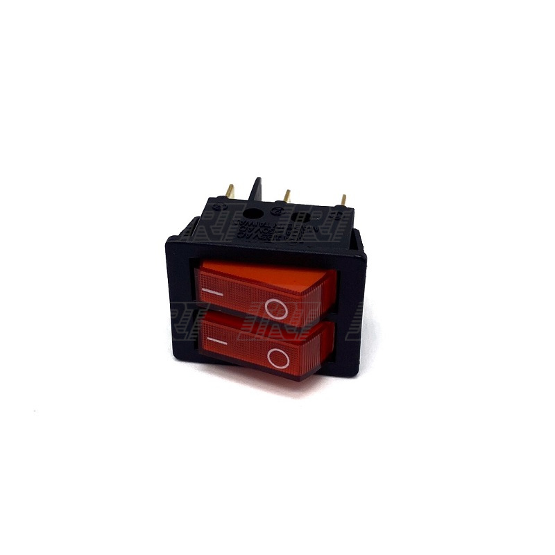 สวิทซ์กระดก คู่ มีไฟ 220V